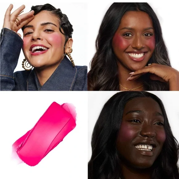 4/$30 Sale Basma💫 Cream Blush Mini in Fuchsia NEW - Picture 6 of 7